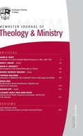 Cover: McMaster Journal of Theology and Ministry - Wipf & Stock Publishers