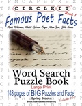 Cover: Circle It, Famous Poet Facts, Book 1, Word Search, Puzzle Book - Lowry Global Media LLC