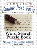 Cover: Circle It, Famous Poet Facts, Book 2, Word Search, Puzzle Book - Lowry Global Media LLC