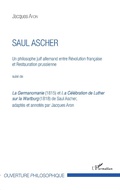 Cover: Saul Ascher - Editions L'Harmattan