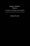 Cover: Japan's Modern Theatre - Routledge