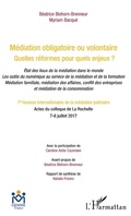 Cover: Mediation obligatoire ou volontaire - Editions L'Harmattan