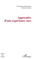 Cover: Apprendre d'une experience rare - Editions L'Harmattan