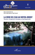 Cover: La crise de l'eau au Moyen-Orient - Editions L'Harmattan