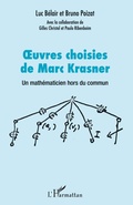 Cover: Oeuvres choisies de Marc Krasner - Editions L'Harmattan