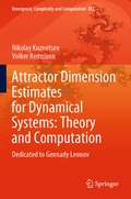 Cover: Attractor Dimension Estimates for Dynamical Systems: Theory and Computation - Springer