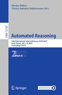 Cover: Automated Reasoning - Springer