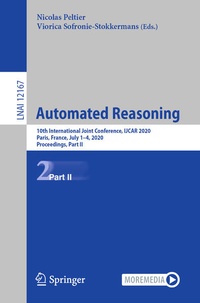 Enlarge image Cover: Automated Reasoning - Springer