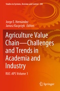 Cover: Agriculture Value Chain - Challenges and Trends in Academia and Industry - Springer