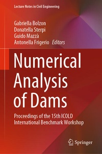 Enlarge image Cover: Numerical Analysis of Dams - Springer