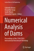 Cover: Numerical Analysis of Dams - Springer