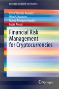 Cover: Financial Risk Management for Cryptocurrencies - Springer