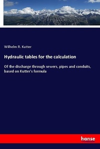 Enlarge image Cover: Hydraulic tables for the calculation - Hansebooks