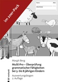Cover: MuSE-Pro - &Uuml;berpr&uuml;fung grammatischer F&auml;higkeiten bei 5- bis 8-j&auml;hrigen Kindern - Ernst Reinhardt Verlag