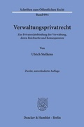 Bild: Verwaltungsprivatrecht. - Duncker & Humblot