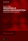 Cover: Regionale Auxiliarvariation - De Gruyter