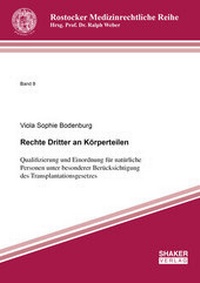 Enlarge image Cover: Rechte Dritter an Körperteilen - Shaker