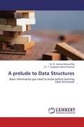 Cover: A prelude to Data Structures - LAP Lambert Academic Publishing