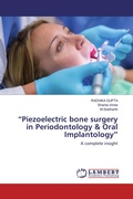 Cover: "Piezoelectric bone surgery in Periodontology & Oral Implantology" - LAP Lambert Academic Publishing