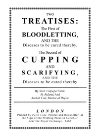 Abbildung von: Bloodletting and Cupping - TRADITIONAL MEDICINE CO.