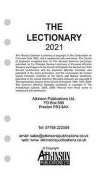 Enlarge image Cover: The Parsons Pocket Book Loose Leaf Lectionary 2021 - Atkinson Publications Ltd
