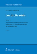 Cover: Les droits r&eacute;els - St&auml;mpfli Verlag AG