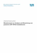 Cover: Messkonzept zur Analyse und Bewertung von passiven UHF RFID Installationen - Lehrstuhl f&uuml;r F&ouml;rdertechnik Materialflu&szlig; Logistik (fml) TU M&uuml;nchen