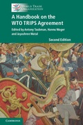 Cover: A Handbook on the WTO TRIPS Agreement - Cambridge University Press