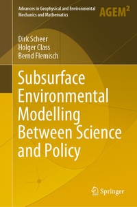 Enlarge image Cover: Subsurface Environmental Modelling Between Science and Policy - Springer