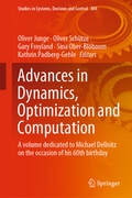 Cover: Advances in Dynamics, Optimization and Computation - Springer