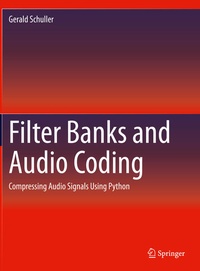 Enlarge image Cover: Filter Banks and Audio Coding - Springer