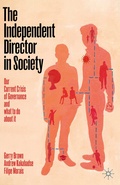 Cover: The Independent Director in Society - Palgrave Macmillan