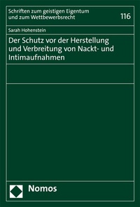 Abbildung von: Der Schutz vor der Herstellung und Verbreitung von Nackt- und Intimaufnahmen - Nomos