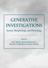 Enlarge image Cover: Generative Investigations - Cambridge Scholars Publishing