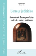 Cover: L'erreur judiciaire - Droit priv&eacute; et sciences criminelles