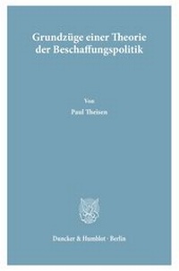 Abbildung von: Grundzüge einer Theorie der Beschaffungspolitik. - fibre