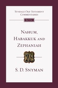 Cover: Nahum, Habakkuk and Zephaniah - Inter-Varsity Press