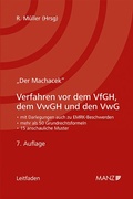 Cover: Verfahren vor dem VfGH, dem VwGH und den VwG - Manz
