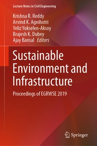 Enlarge image Cover: Sustainable Environment and Infrastructure - Springer