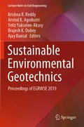 Cover: Sustainable Environmental Geotechnics - Springer