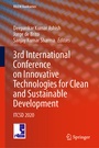 Cover: 3rd International Conference on Innovative Technologies for Clean and Sustainable Development - Springer