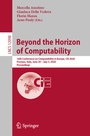 Cover: Beyond the Horizon of Computability - Springer