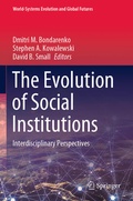 Cover: The Evolution of Social Institutions - Springer