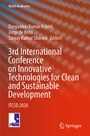 Cover: 3rd International Conference on Innovative Technologies for Clean and Sustainable Development - Springer