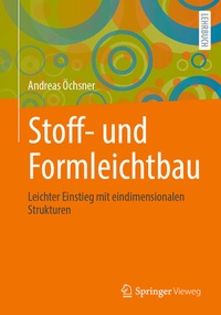 Bild vergrößern Bild: Stoff- und Formleichtbau - Springer Vieweg