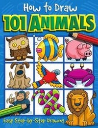 Enlarge image Cover: How to Draw 101 Animals - A Step By Step Drawing Guide for Kids - Two Windmills Limited