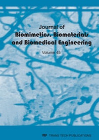 Enlarge image Cover: Journal of Biomimetics, Biomaterials and Biomedical Engineering Vol.45 - Trans Tech Publications Ltd