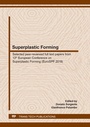 Cover: Superplastic Forming - Trans Tech Publications Ltd