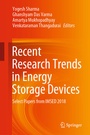 Cover: Recent Research Trends in Energy Storage Devices - Springer