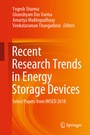 Cover: Recent Research Trends in Energy Storage Devices - Springer